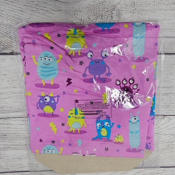 NIB Little Sleepies Purple Monster Mayhem Women's Shirt Size XS - Picture 2 of 3